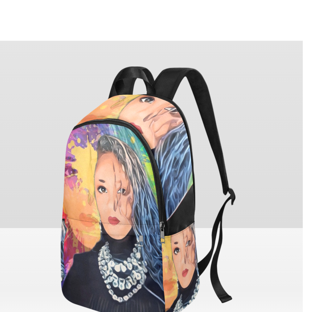 Lady in Locs Custom Backpack