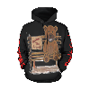 Don't Feed The Animals  3D Hoodie