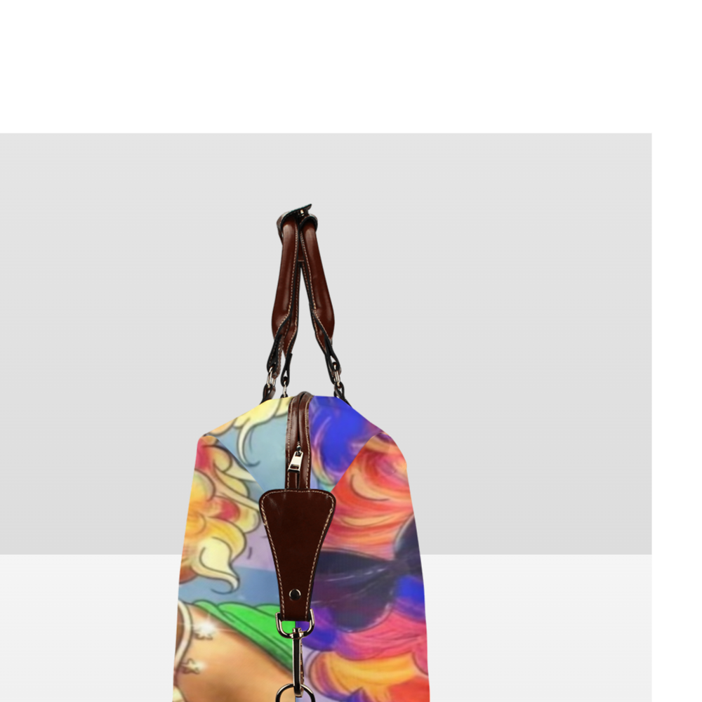 Live Life In Color Large Duffle Bag