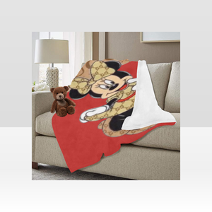 Miss Mouse Plush Blanket