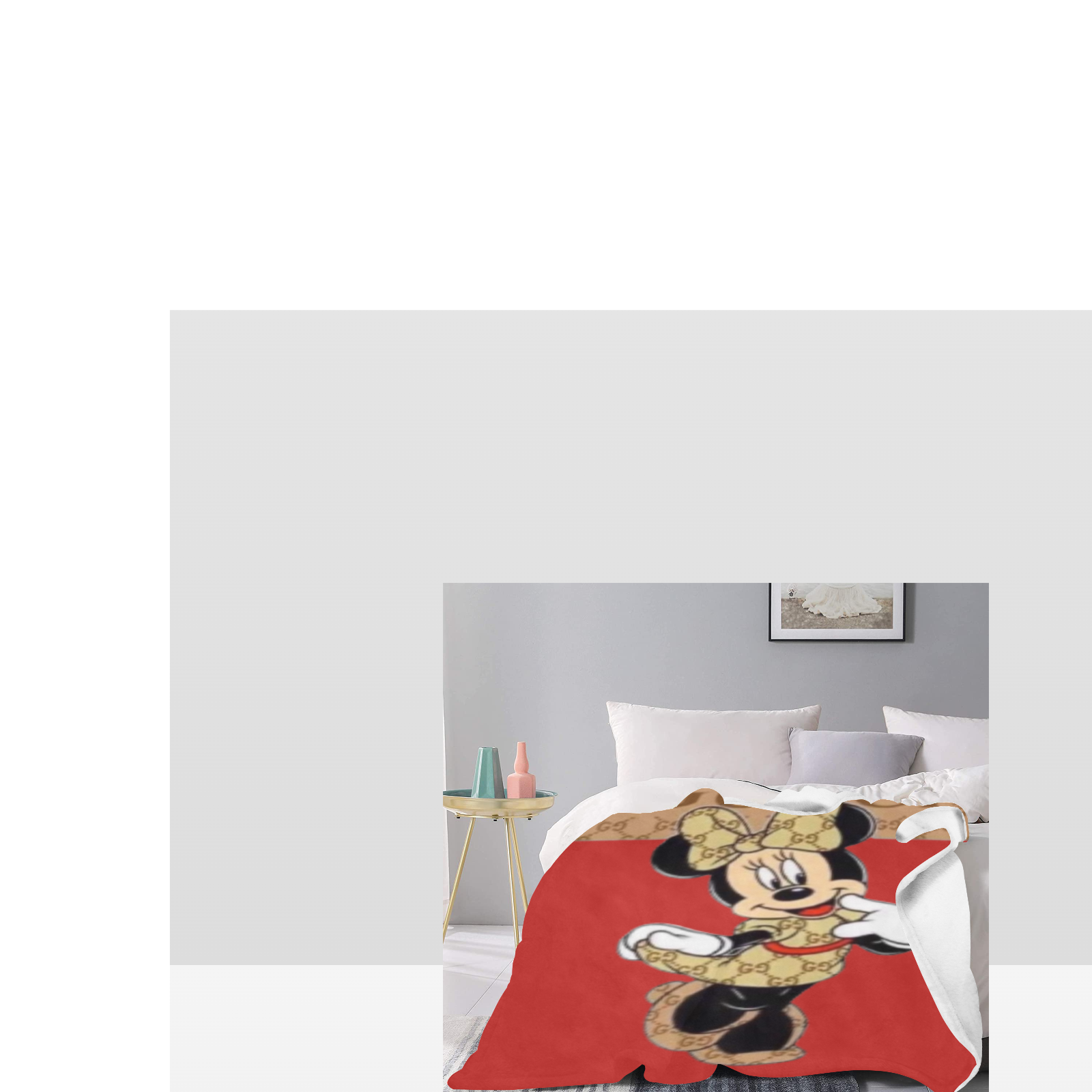 Miss Mouse Plush Blanket