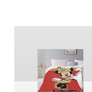 Miss Mouse Plush Blanket